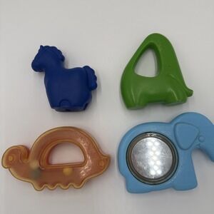 Vintage Baby Toys Lot Of 4